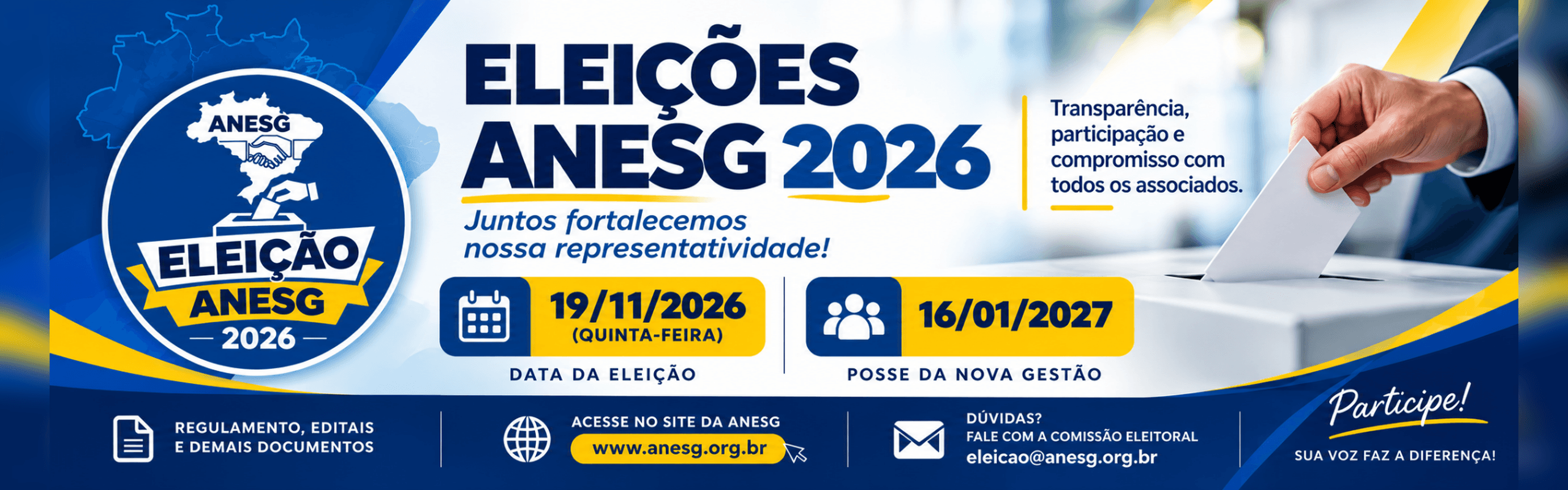 ELEIÇÕES ANESG 2026